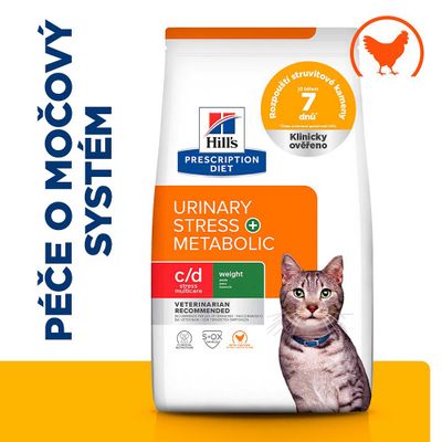 Hill's Prescription Diet c/d Urinary Stress + Metabolic - 3 kg