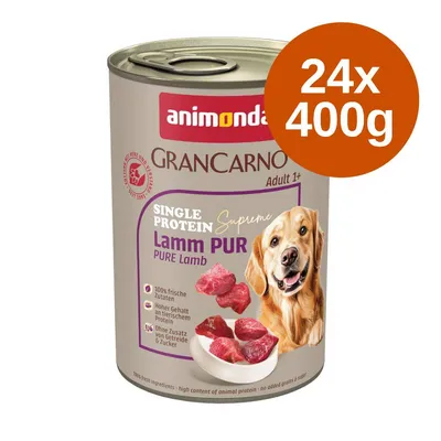 Megapakiet animonda GranCarno Adult Single Protein Supreme, 24 x 400 g