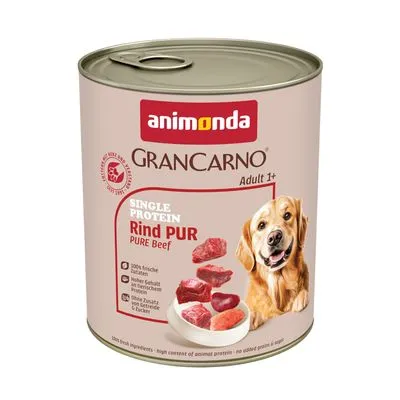 animonda GranCarno Adult Single Protein Hondenvoer 6 x 800 g - Puur Rundvlees