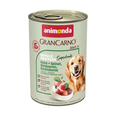 Varčno pakiranje Animonda GranCarno Adult Single Protein Superfoods 24 x 400 g - Mešano pakiranje (3 vrste)