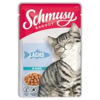 Schmusy Ragout în sos 22 x 100 g - Somon