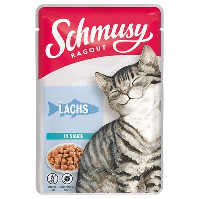 Schmusy Ragout szószban 22 x 100 g Lazac