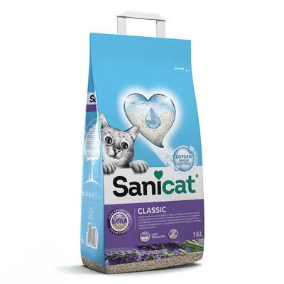 Sanicat Classic Lavendel Katzenstreu - 16 l