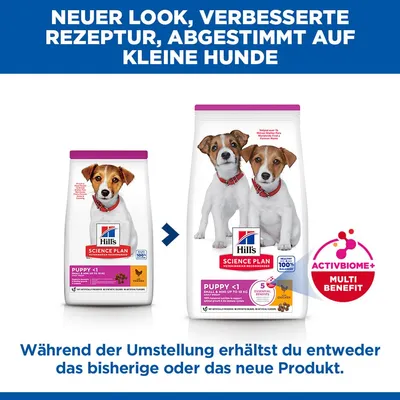 Hill's Science Plan Puppy <1 Small & Mini mit Huhn - Sparpaket: 2 x 3 kg