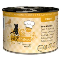 catz finefood Ragout 6 x 190 g - No.607 Cangur & rață