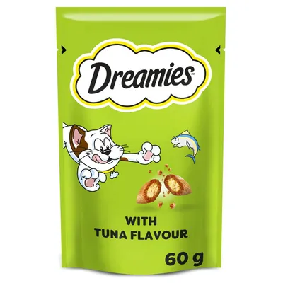 Dreamies Cat Treats - Tuna - Multibuy: 8 x 60g