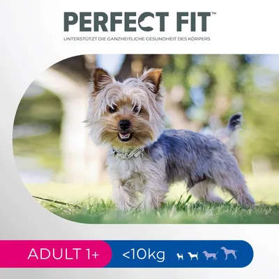 Perfect Fit Adult 1+ pro psy do 10 kg. Podporuje celkové zdraví těla.