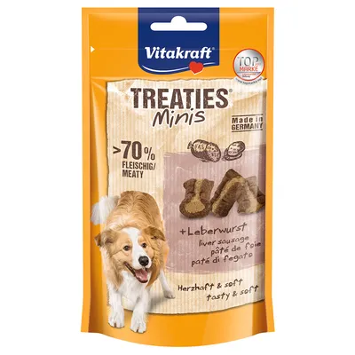  Vitakraft Treaties Bits Mini Leberwurst  - 2 x 48 g 