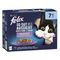 Felix Fantastic Senior en gelatina 12 x 85: pollo, vacuno, salmón y sardinas