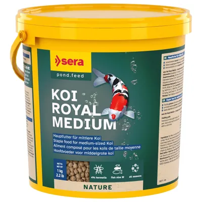 Sera Koi Royal Medium Granulaat - Dubbelpak: 2 x 3,8 L