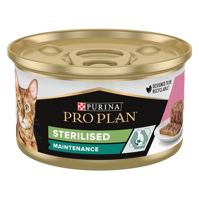 PURINA PRO PLAN Sterilised Maintenance Paté umido per gatto Tonno & Salmone
