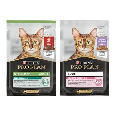 Zestaw mieszany PURINA PRO PLAN, 12 x 85 g - Zestaw mieszany II Zestaw mieszany PURINA PRO PLAN, 12 x 85 g - Zestaw mieszany II