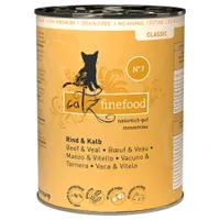 catz finefood консерви 6 x 400 г - говеждо и телешко
