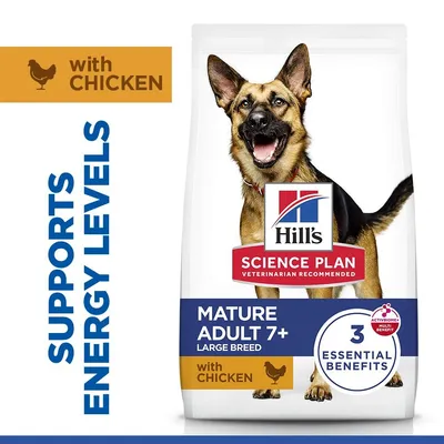 Hill's Science Plan Mature Adult 6+ Large с пиле Hill's Science Plan Mature Adult 6+ Large с пиле