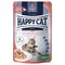 Икономична опаковка Happy Cat Pouch Meat in Sauce 24 x 85 g Атлантическа сьомга