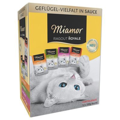 Pachet mixt de testare Miamor Ragout Royale 12 x 100 g