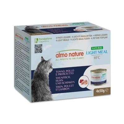 Almo Nature HFC Natural Light 4 x 50 г - пилешко филе