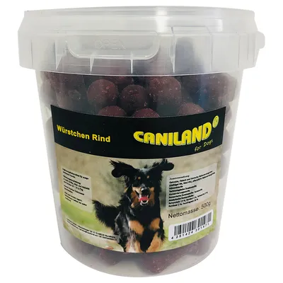 Caniland Колбаски говяжьи с ароматом дыма - 500 g