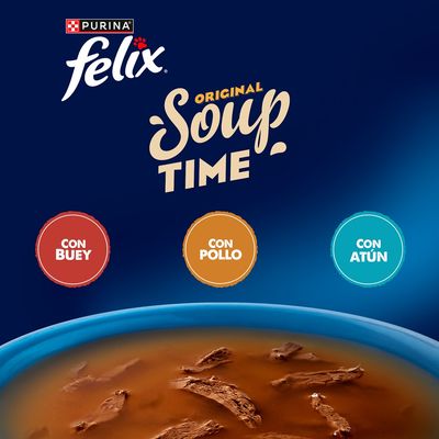 Felix Soup Time Original 6 x 48 g - Selección mixta - 6 x 48 g