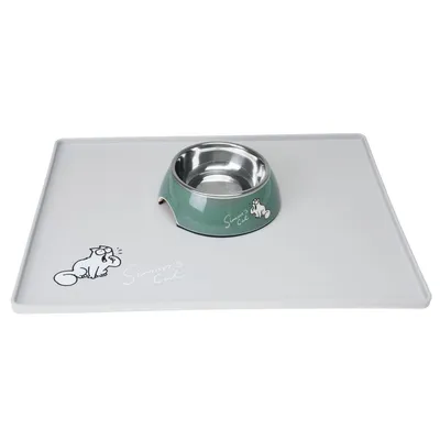 Alfombrilla de silicona para comederos de Simon's Cat para gatos - 40 x 30 cm (L x An)