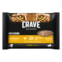 Sparpaket Crave Pouch 44 x 85 g - Sauce mit Huhn