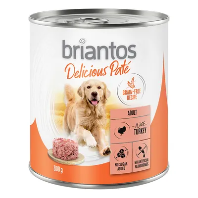 Экономупаковка Briantos Delicious Paté 24 x 800 г - Индейка