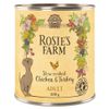 Rosie's Farm Adult 6 x 800 g Huhn & Truthahn