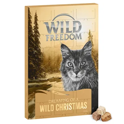 Wild Freedom calendar de Advent pentru pisici, Dreaming of a Wild Christmas, cu 24 de ferestre și gustări pentru pisici. Wild Freedom calendar de Advent pentru pisici, Dreaming of a Wild Christmas, cu 24 de ferestre și gustări pentru pisici.