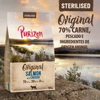 Purizon Adult Sterilised con salmón y pollo, sin cereales - 100 g