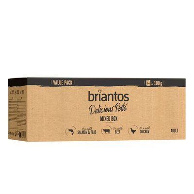 Briantos Delicious Paté Saver Pack 44 x 100g Mixed Pack
