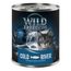 Wild Freedom Adult 12 x 800 g - senza cereali Umido per gatto Cold River - Merluzzo & Pollo