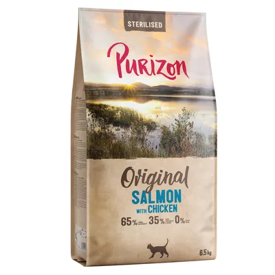 Purizon Sterilised Adult Salmon with Chicken - Grain-Free - New Recipe! 6.5kg