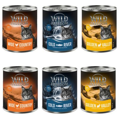 Wild Freedom Adult 6 x 800 g - receta sin cereales