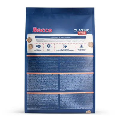 Rocco Adult Classic, wołowina z łososiem - 1 kg