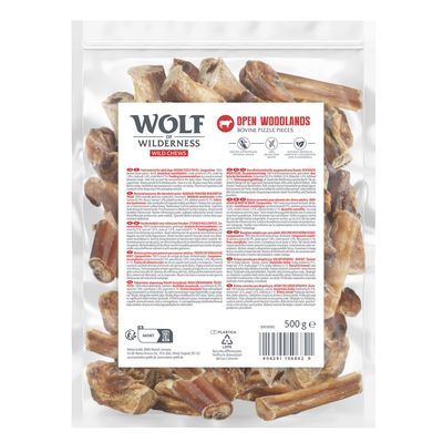 Wolf of Wilderness Ochsenziemerstücke "Open Woodlands" 500g