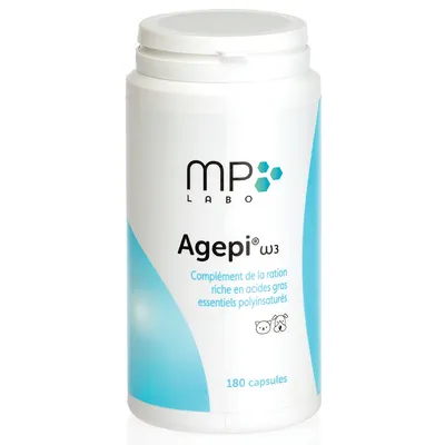MP Labo Agepi Omega 3 für Hunde und Fellnasen - 180 Kapseln MP Labo Agepi Omega 3 für Hunde und Fellnasen - 180 Kapseln