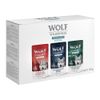 Wolf of Wilderness "Triple Taste" 12 x 125 g Mixpakket: Canadian Woodlands, Scandinavian Fjords, Mediterranean Coastlines