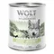Wolf of Wilderness Adult 6 x 800g - With lots of fresh poultry - dog wet food Steep Journey - Poultry with Lamb