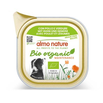 Almo Nature BioOrganic Maintenance 6 x 100 g - Bio Kip & Bio Groente
