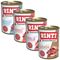 Sparpaket RINTI Kennerfleisch 24 x 400 g Mixpaket: Geflügelherzen, Rind, Lamm, Kalb