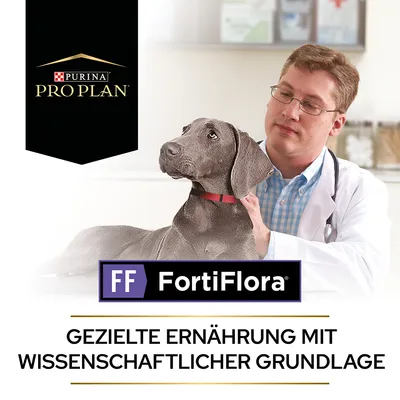 Purina Pro Plan FortiFlora. Gezielte Ernährung mit wissenschaftlicher Grundlage. Purina Pro Plan FortiFlora. Gezielte Ernährung mit wissenschaftlicher Grundlage.