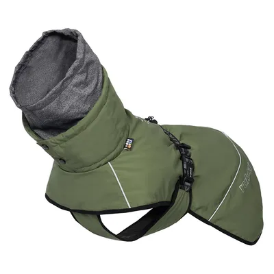 Rukka® kabát pro psy Warmup, olivový  - délka zad cca 35 cm