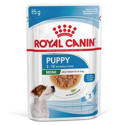 Royal Canin Mini Puppy umido in salsa per cane 12 x 85 g