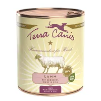 Lot Terra Canis 18 x 800 g pour chien - agneau, courgettes, millet, aneth