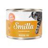 Voordeelpakket Smilla Gevogeltepannetje Kattenvoer 24 x 200g Mals Gevogelte met Zalm