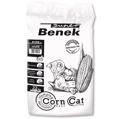 Super Benek Corn Cat Ultra Natural - 35 л (ок. 22 кг)