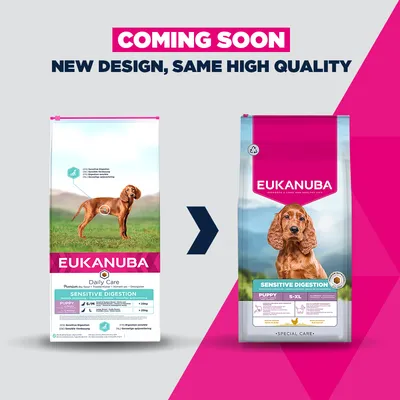 Eukanuba Special Care Sensitive Digestion Puppy s kuřecím a krůtím - výhodné balení: 2 x 12 kg