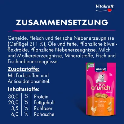 Vitakraft Crispy Crunch mit Geflügel - 60 g