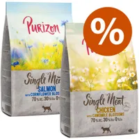 Probiermix Purizon 2 x 400 g  - Urgetreide Mix: Adult Cod Kabeljau  + Sterilised Huhn mit Fisch
