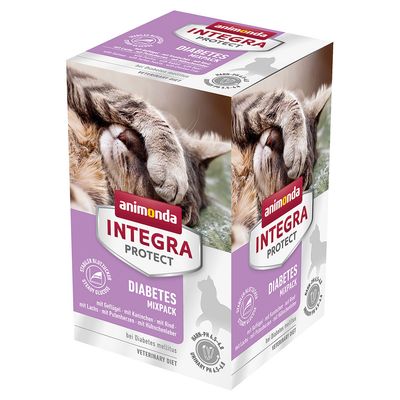 animonda Integra Protect Adult Diabetes tálcás 6 x 100 g Mix (6 változattal)